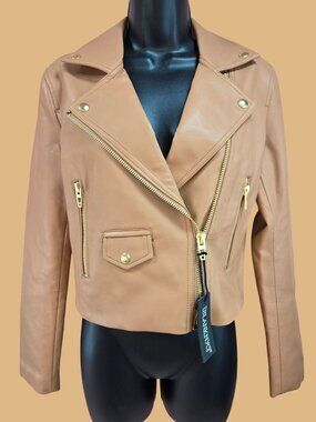 Blanknyc Womens Faux Leather Moto Jacket XS Nordstrom NWT